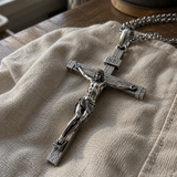 S925K Silver Jesus Crucifix Pendant | A Tangible Reminder of His Love
