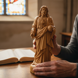 Sacred Heart of Jesus Wooden Statue: A Tribute to Unfailing Love