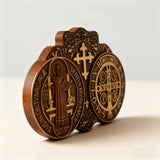 St. Benedict's Exorcism Medal Christian Exorcism Plaque - Wall Decor