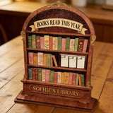 Vintage Book Reading Counter | Mark Your Reading Journey with a Warm Touch