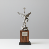 The size is only 153mm. Archangel Michael Statue: A Resin Symbol of Divine Protection & Spiritual Strength
