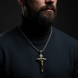 BGCOPPER S925K Silver Crucifix of Jesus Christ: A Timeless Masterpiece of Faith and Art