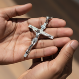 S925K Silver Jesus Crucifix Pendant | A Tangible Reminder of His Love
