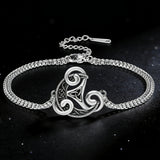 Vintage Celtic Knot Triskelion Bracelet – Norse Heritage & Timeless Strength