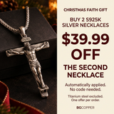 The Passion of Christ S925 Silver/Titanium Steel Cross Necklace