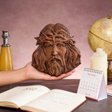 Handcrafted Beechwood Jesus Thorn Crown Wall Hanging — A Sacred Reminder of His Everlasting Love