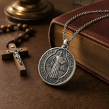 Saint Benedict Medallion Ward Off Evil Necklace