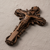 Kruzifix aus Eschenholz, Jesus Christus, hölzernes Kreuz Geschenk der Liebe