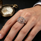 Celtic Knot Two-Tone Ring – Heritage, Harmony & Timeless Style