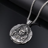 Jesus Crown of Thorns 3D Stainless Steel Necklace