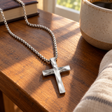 Carry Your Faith Close to Your Heart – Timeless Gold & Silver Cross Necklace, A Symbol of God's Love & Protection