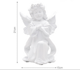 Little angel statue mini angel sculpture statue indoor and outdoor home garden decoration vintage decorative gifts