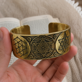 Metatron Adjustable Copper Bracelet