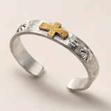 Mayan Tribal Totem Cross Bracelet