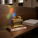 The Ark Of the Covenant Home Decoration Christian Decor Religious Gift(Gold plated copper)