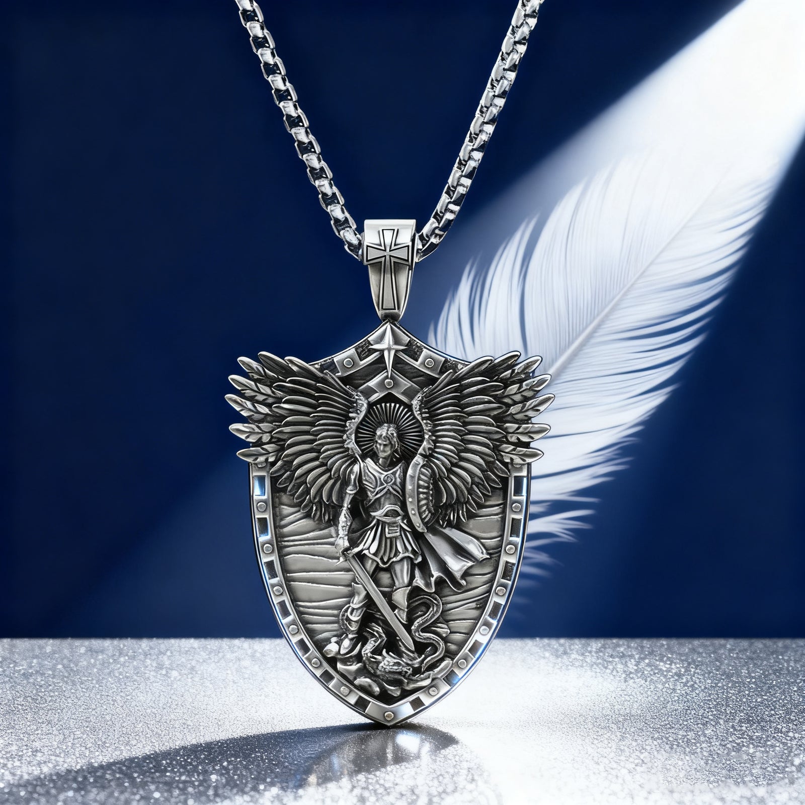 Archangel Michael Necklace - Gives us the strength and courage to