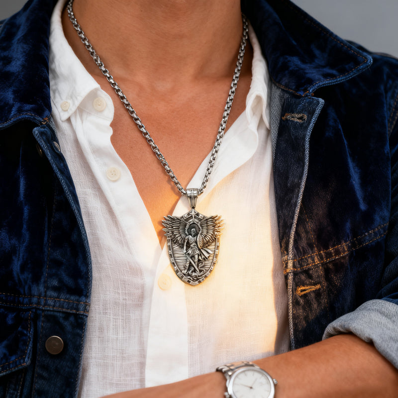 Archangel Michael Necklace - Gives us the strength and courage to move forward!