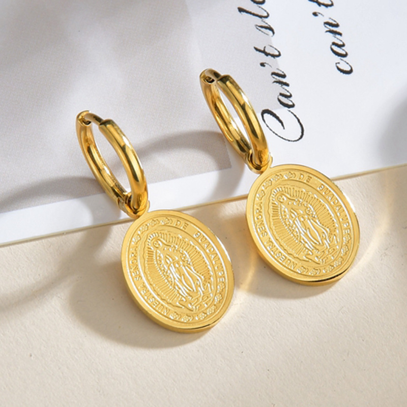Our Lady of Guadalupe Earrings - Creative Religious Jewelry