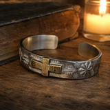 Mayan Tribal Totem Cross Bracelet