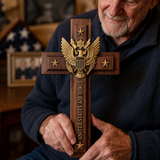 Hand-Carved Beechwood U.S. Air Force Cross — A Symbol of Faith, Service & Sacrifice