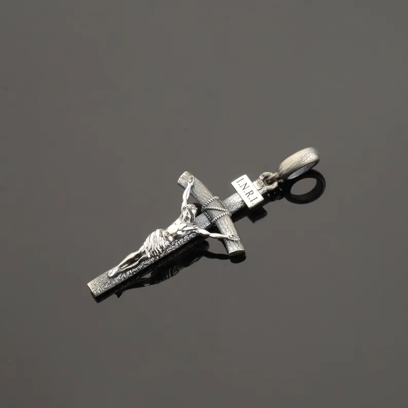 BGCOPPER S925K Silver Crucifix of Jesus Christ: A Timeless Masterpiece of Faith and Art
