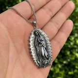 Our Lady of Guadalupe S925k Silver Necklace