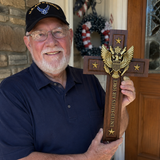 Hand-Carved Beechwood U.S. Air Force Cross — A Symbol of Faith, Service & Sacrifice