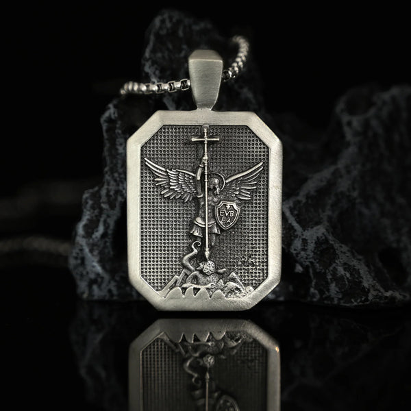 St.Michael Archangel Necklace guardian angel patron saint of