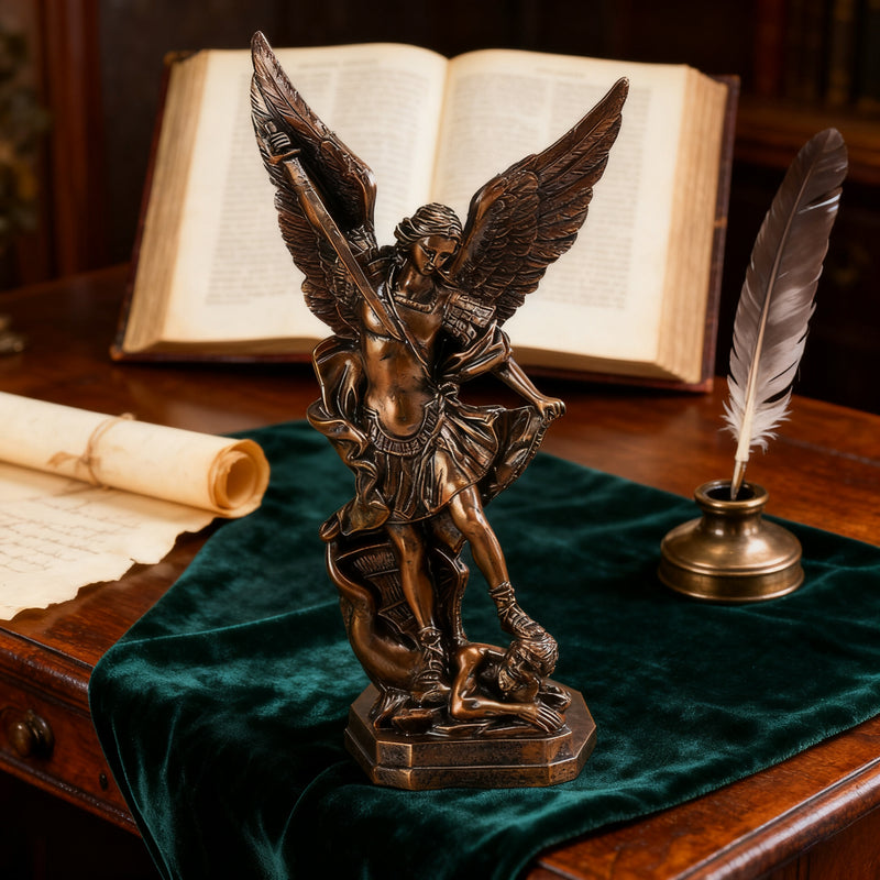 Archangel Michael 3D statue decoration
