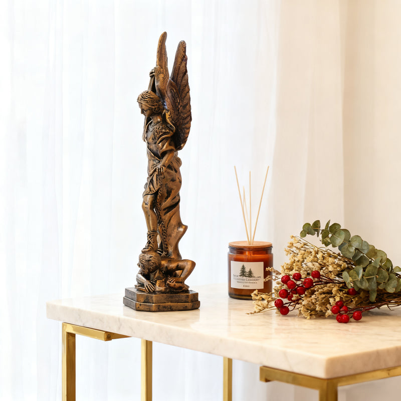 Archangel Michael 3D statue decoration