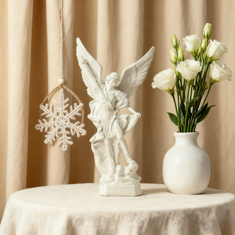 Archangel Michael 3D statue decoration