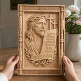 John 8:32 Hand-Carved Beechwood Christian Wall Plaque – The Truth Shall Set You Free