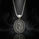 Our Lady of Guadalupe Virgin Mary Necklace,the patron saint of America and unborn children