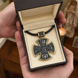S925 sterling silver double-sided Jesus and Virgin Mary necklace