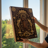 Jesus Ascension Solid Wood Relief: The Perfect Faith Gift for Disciples