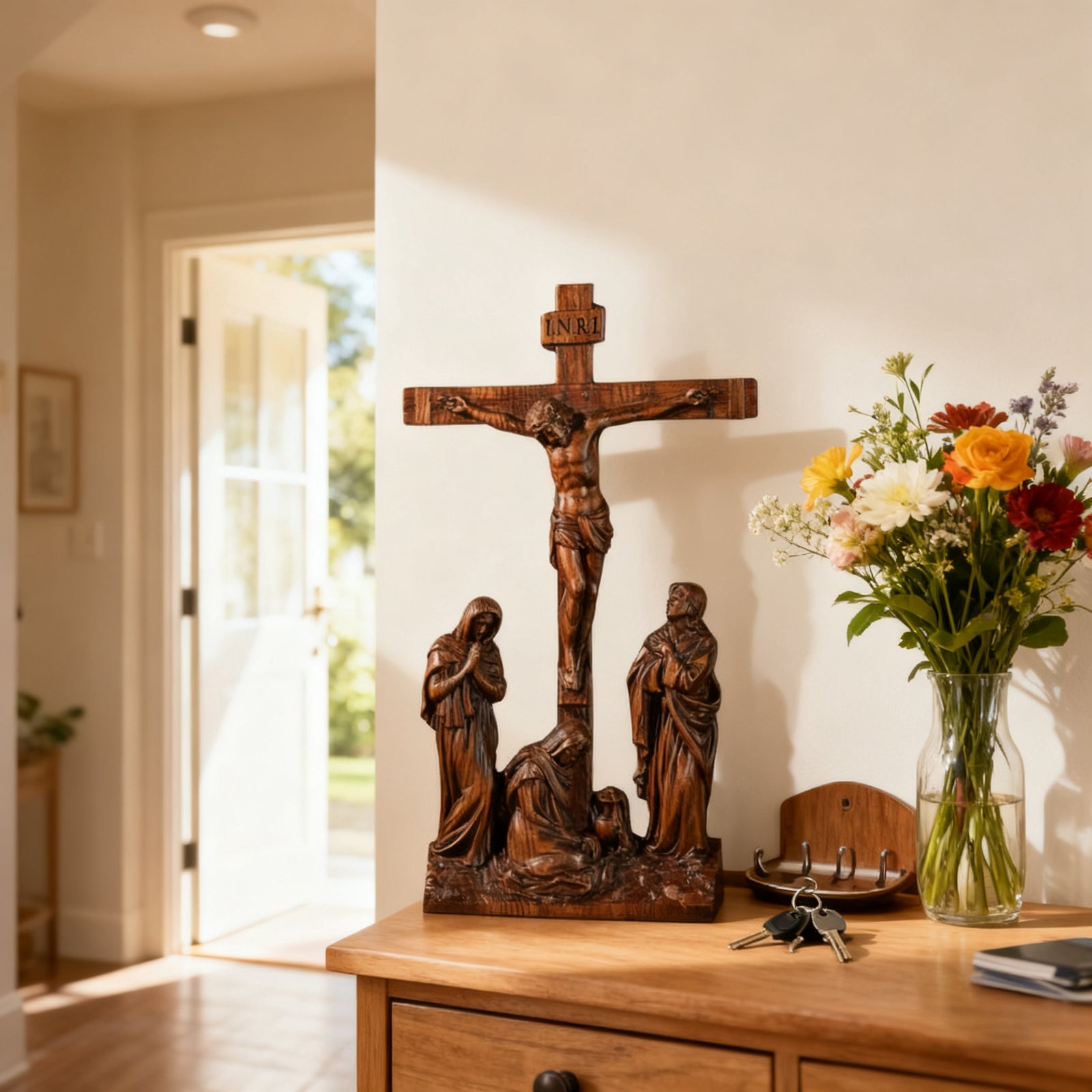 ピ*子様 ＊セントポーリア＊KF-Christian Traditions SP New Product Jesus crucifixion scene ornaments – BGCOPPER