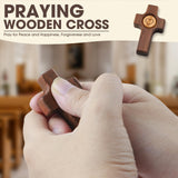 Wooden Pocket Prayer Cross | Christian Fidget & Religious Gift