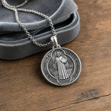 Saint Benedict Medallion Ward Off Evil Necklace