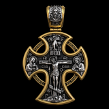 S925 Sliver Passion of Christ and St. George Silver Pendant