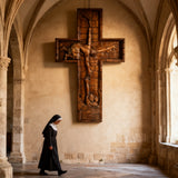 Savior Large Size Wood Sculpture