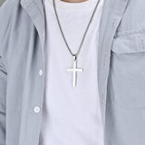 American Flag Cross Necklace