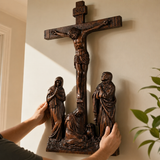 New Product Jesus crucifixion scene ornaments
