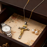 BGCOPPER S925K Silver Crucifix of Jesus Christ: A Timeless Masterpiece of Faith and Art