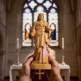 Sacred Heart of Jesus Wooden Statue: A Tribute to Unfailing Love