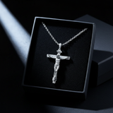 INRI Jesus Crucifix Cross Pendant Necklace