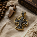 S925 Sliver Passion of Christ and St. George Silver Pendant