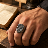 Archangel Michael Steel Titanium Ring——Giving us the strength and courage to move forward