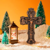 Bgcopper Holz orthodoxe religiöse geschnitzte Kruzifix-Geschnitzt aus Naturholz