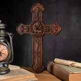 Limited Time Easter Sale: Lamb of God Wooden Cross Wall Decoration - Passover Lamb