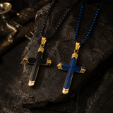 Titanium Steel 18K Gold Cross Necklace | A Christian Emblem of Faith and a Fashion Statement